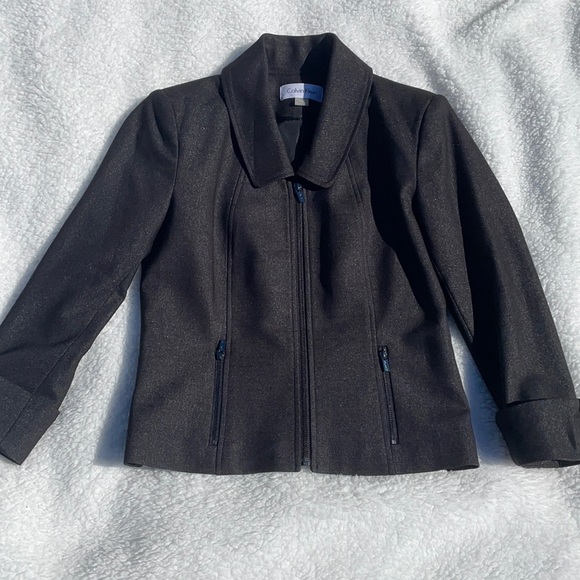 Calvin Klein Jackets & Blazers - Calvin Klein Blazer Gray Size 2